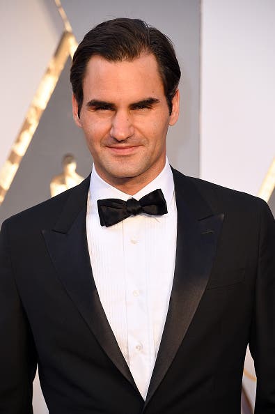 HOLLYWOOD, CA - FEBRUARY 28: Tennis player Roger Federer attends the 88th Annual Academy Awards at Hollywood & Highland Center on February 28, 2016 in Hollywood, California. (Photo by Steve Granitz/WireImage)