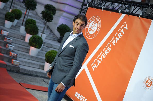 Rafael Nadal during the photo-call before the opening party of the French Open 2016 at Le Petit Palais on May 19, 2016, in Paris, France. ( Photo by Andre Ferreira / Icon Sport ) (Photo by Andre Ferreira/Icon Sport via Getty Images)