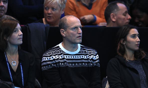 Actor Woody Harrelson during day eight of the Barclays ATP World Tour Finals at The O2, London. (Photo by Adam Davy/PA Images via Getty Images)
