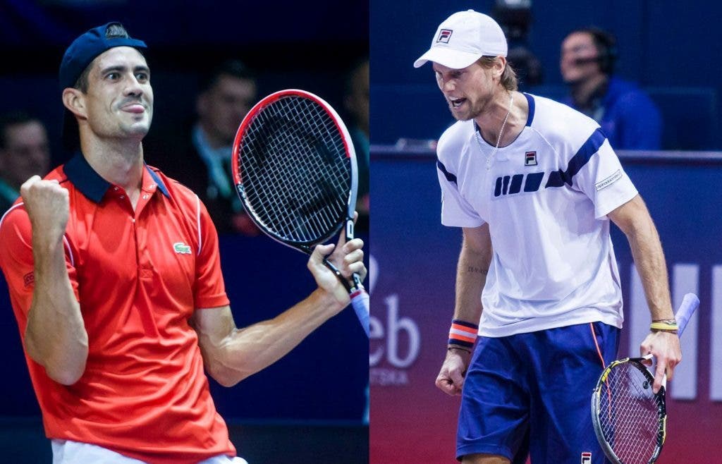 Guillermo Garcia-Lopez e Andreas Seppi na final de Zagreb.