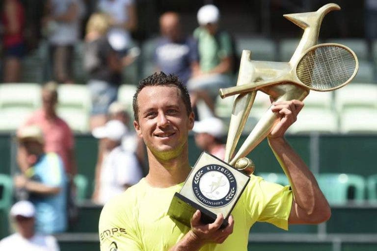 Kohlschreiber conquista título em Kitzbuhel e lugar no top-30