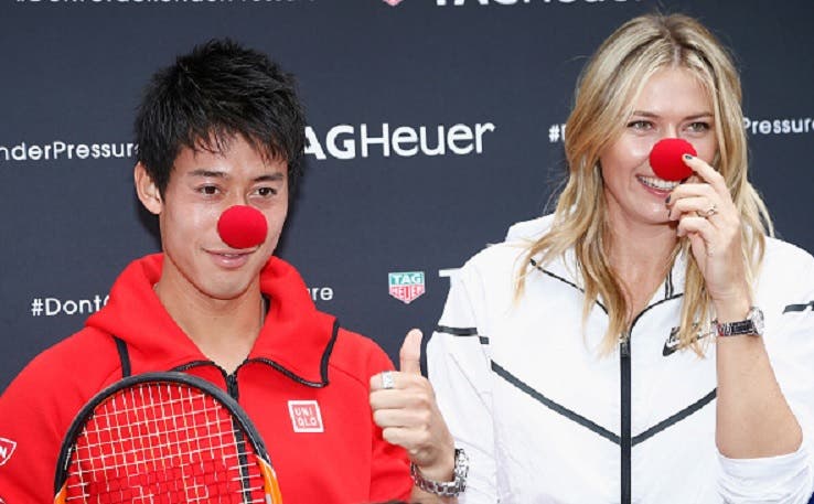 Sharapova convida Nishikori, Roddick, Sock, Keys e Robson para o seu torneio