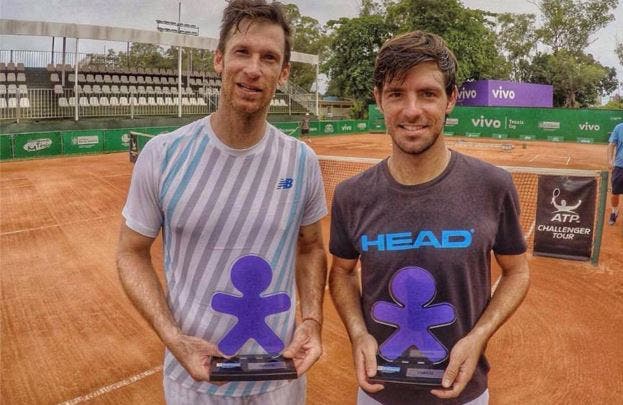 Gastão Elias e André Ghem campeões de pares no Brasil