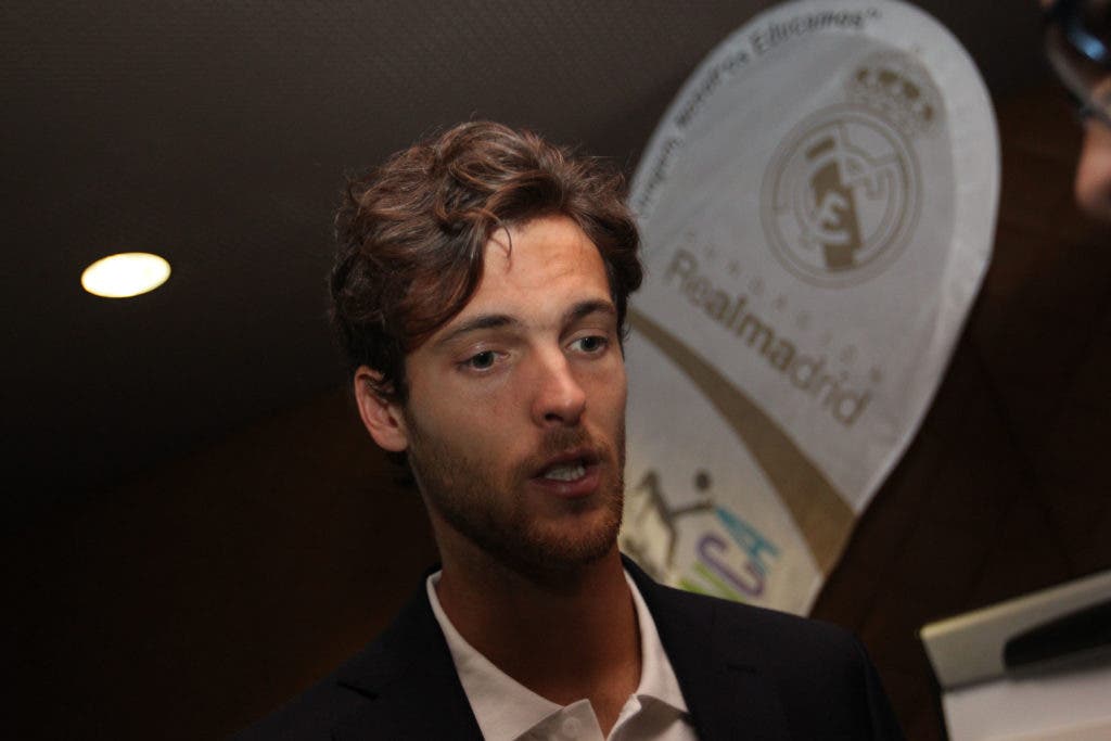 Tenista apoia instituiçao de Guimarães ligada à fundacao Real Madrid antes da Taca Davis