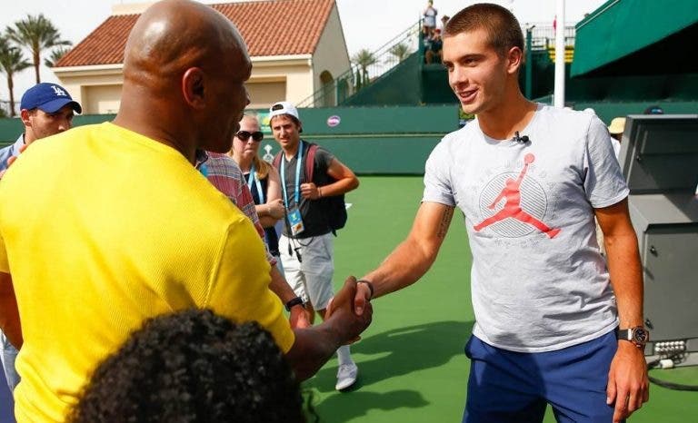 [Fotogaleria] Borna Coric conheceu o seu único ídolo