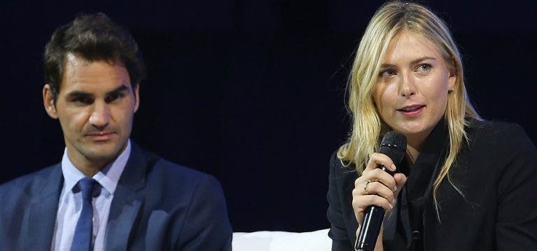 Federer: «Achava que a Sharapova se ia retirar»