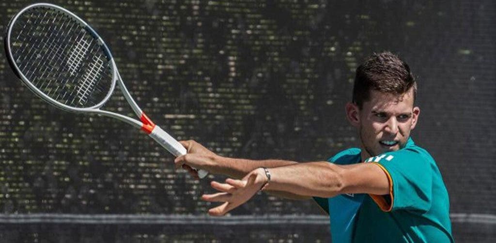 Thiem surpreende e muda a cor da sua Babolat Pure Strike para a terra batida