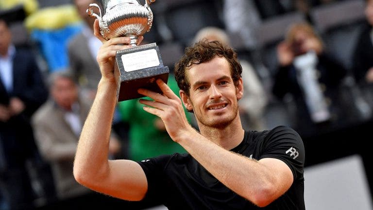 Andy Murray bate Djokovic pela primeira vez em terra e é campeão em Roma