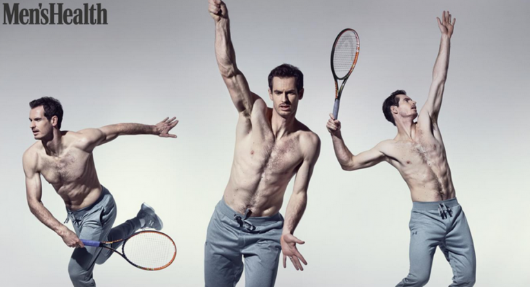 [Fotos] Andy Murray transpira saúde na capa da Men’s Health