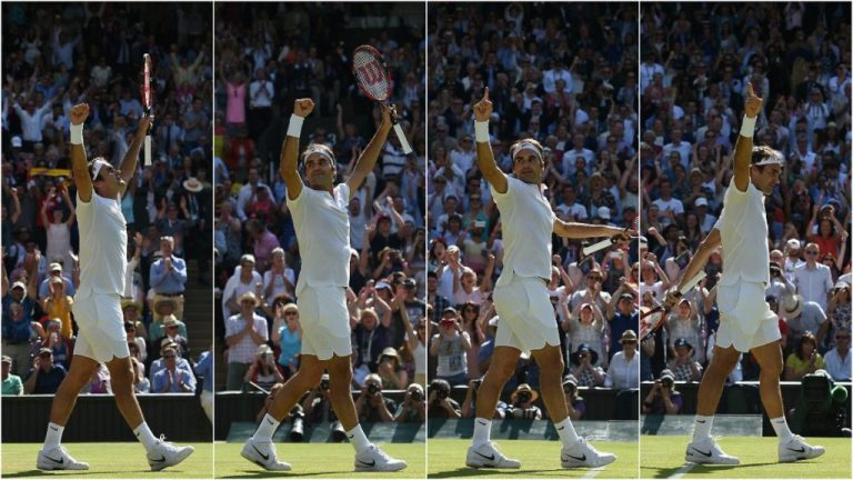 Reviravolta de Federer festejada fervorosamente no Twitter