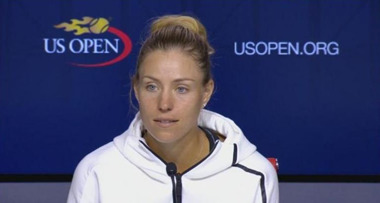 Foi difícil ir para o court a pensar no número um, diz Kerber