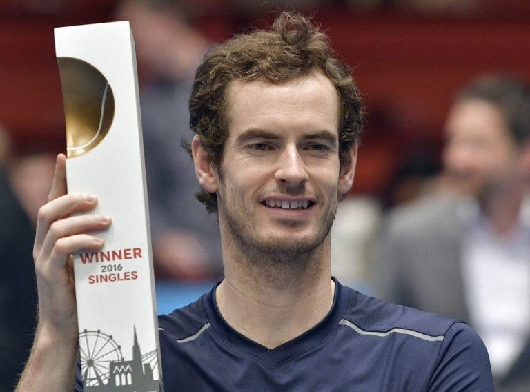 Murray é campeão em Viena e nº 1 fica à distância de um torneio