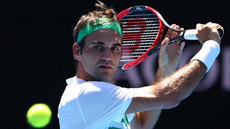 Federer veste-se de verde para o Open da Austrália 2017