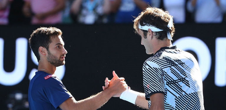 Rubin, que perdeu com Federer na Austrália: «No 1.º set não conseguia parar de olhar para ele