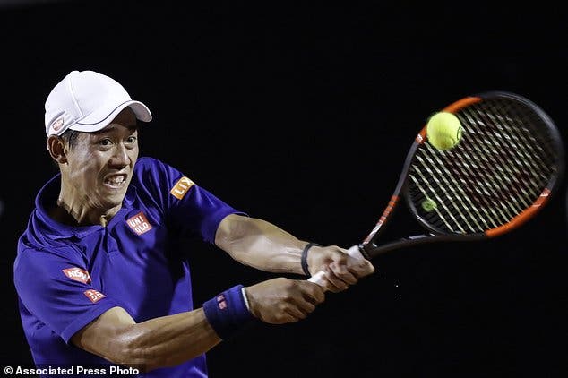 Kei Nishikori encara ‘qualifier’ no ‘challenger’ de Newport Beach após cinco meses de ausência