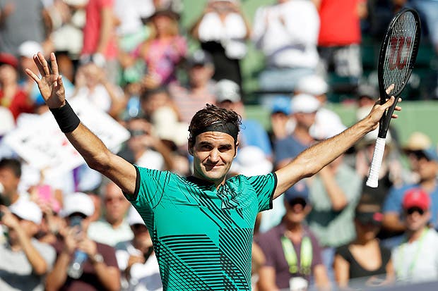 Roger Federer sofre, salva DOIS match points e segue para as meias finais em Miami