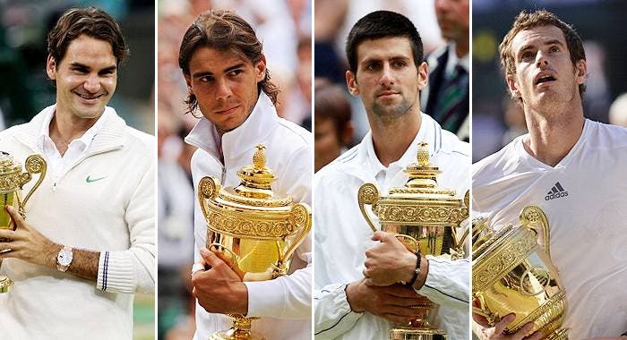 Elementos do Big 4 são os quatro primeiros cabeças-de-série em Wimbledon
