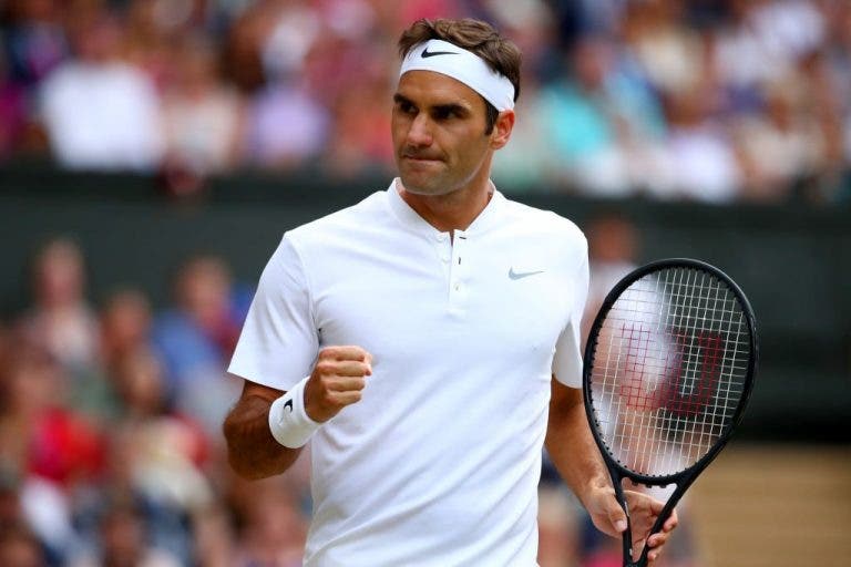 Federer destrona Connors e é agora o jogador da história com mais meias-finais em Wimbledon