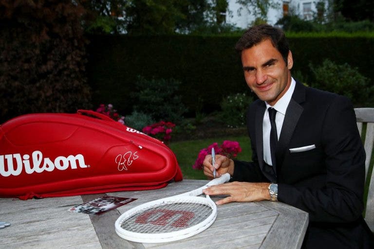 Federer vende edição (muito) limitada de raqueta… por 18 mil euros