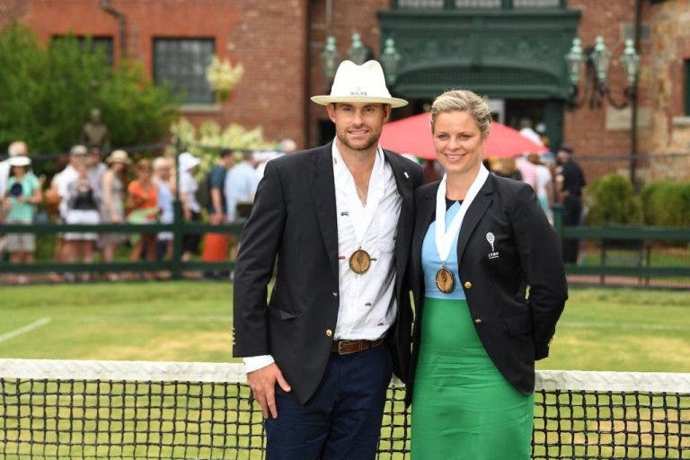 [FOTOS] Andy Roddick e Kim Clijsters entram no Tennis Hall of Fame