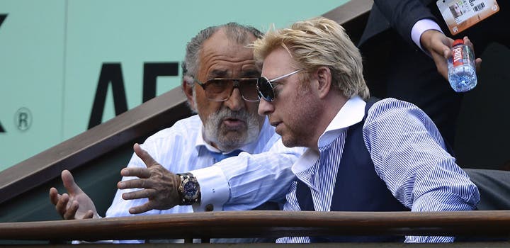 Após críticas de Tiriac, Boris Becker defende Roger Federer