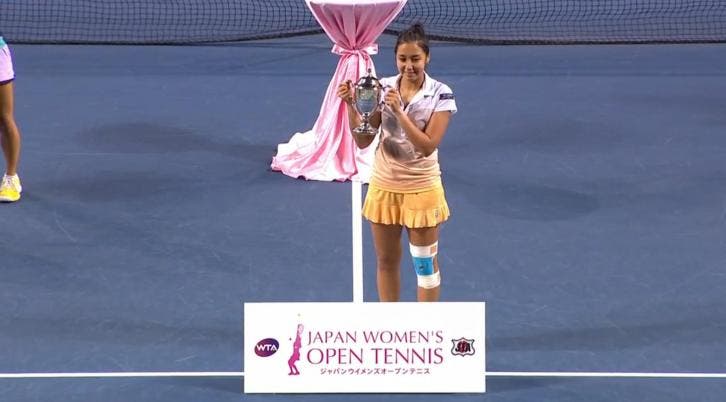 Zarina Diyas conquista em Tóquio o primeiro título WTA da sua carreira