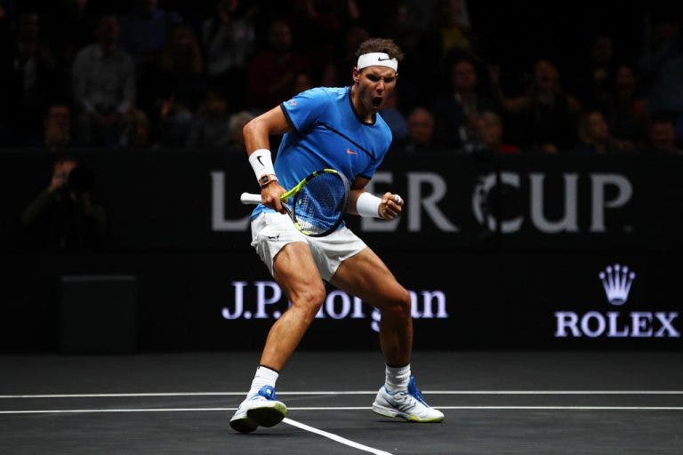 Europa-Mundo, 7-1. Rafa Nadal arranca vitória a Jack Sock no supertiebreak
