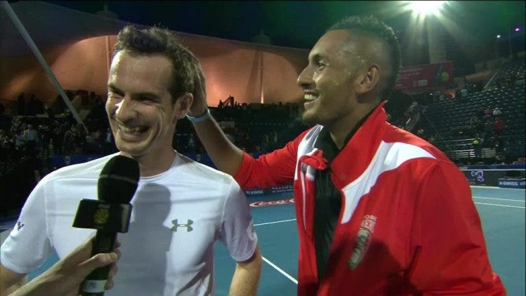 Kyrgios provoca Murray sobre o treino com Verdasco: «Podias ter escolhido alguém que dissesse olá às pessoas»