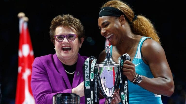 Billie Jean King: «Há 15 anos que o McEnroe anda a tentar jogar contra a Serena»