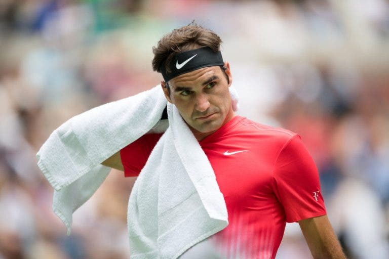 Federer confessa ter-se sentido aliviado quando perdeu no US Open