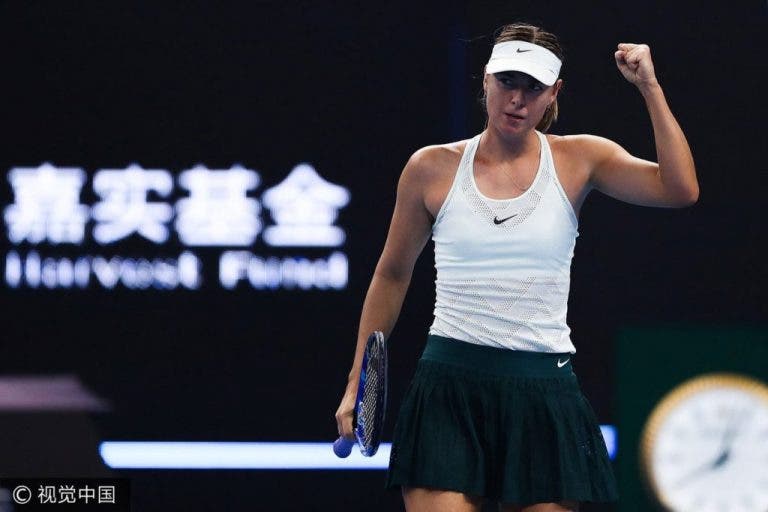 DESFORRA. Sharapova vinga-se de Sevastova rumo à segunda ronda em Pequim