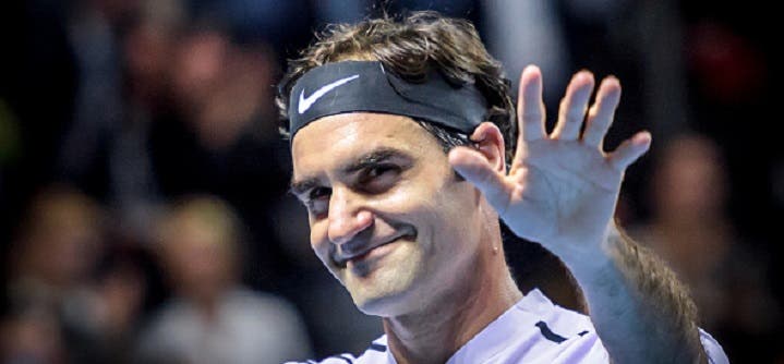 Federer é idolatrado por um dos ídolos do desporto italiano