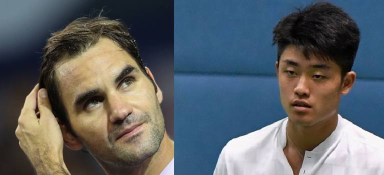 Federer e a pressão sobre o prodígio chinês Yibing Wu: «Não sei como é a imprensa aqui e não imagino a pressão que ele sente»
