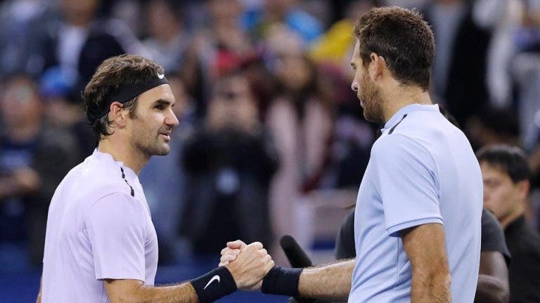 Federer elogia Del Potro: «Estou muito feliz por te ver jogar tão bem outra vez»