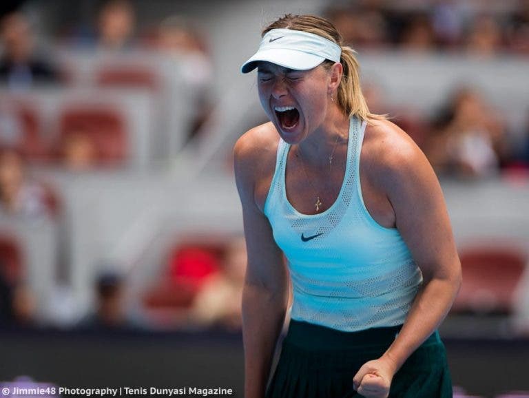 À CAMPEÃ. Sharapova conquista em Tianjin primeiro título desde a suspensão