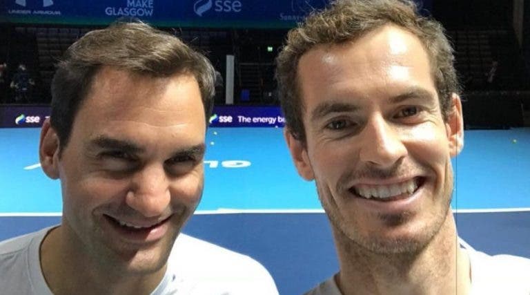 O humor de Murray na ida de Federer a Nova Iorque: «Deixaste-te mesmo levar pela reforma»