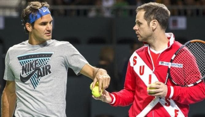 Lüthi foi a Roterdão assistir ao encontro que deu o número 1 a Federer, mas Roger não sabia