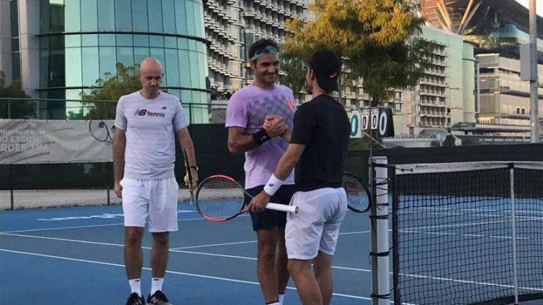 Fabbiano sobre treino com Federer: «Estava mais nervoso do que no meu primeiro encontro»