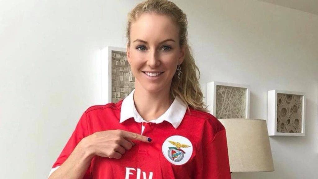 [FOTOS] Urszula Radwanska rendida a Portugal e… ao Benfica