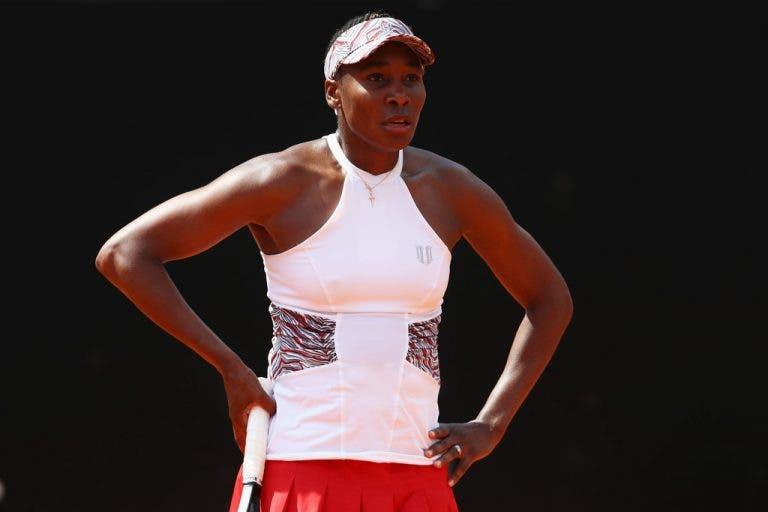Roland Garros. Venus Williams surpreendida por número 91 mundial na primeira ronda