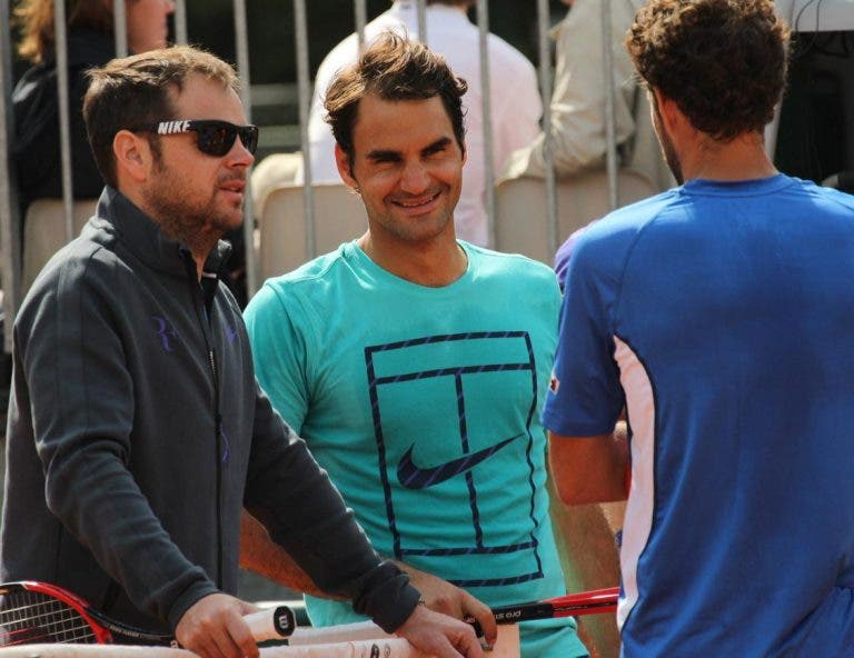 Federer revela como escolhe os parceiros de treino