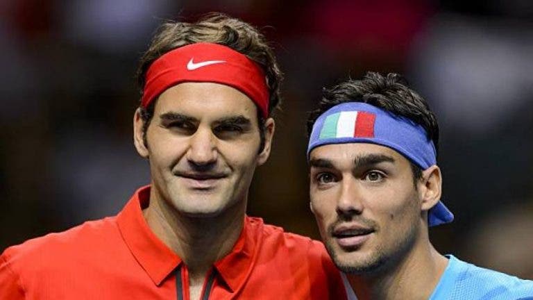 Fognini e o Big Three: «95% das pessoas preferem Federer»