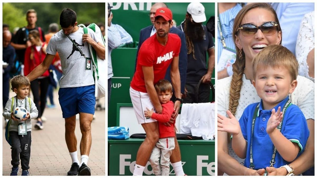 Bola Amarela - O Kids Day de Novak Djokovic continuou no quarto de  hotel.