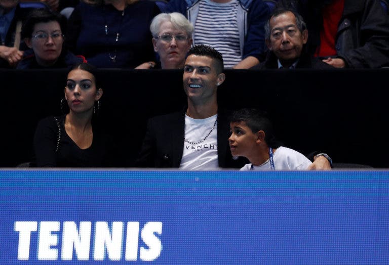 Djokovic sobre a presença de Ronaldo: «É muito bom que estrelas como ele venham ver ténis»