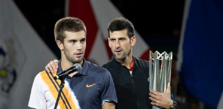 Coric: «Quero muito vencer o Djokovic, é o meu maior desejo»