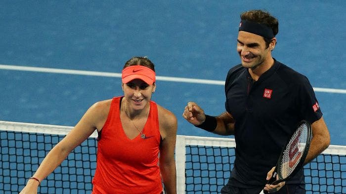 Federer já reagiu com muito orgulho ao feito histórico de Bencic nos Jogos Olímpicos