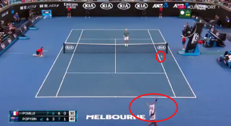[VÍDEO] Popyrin ganha o ponto simplesmente brutal em Melbourne