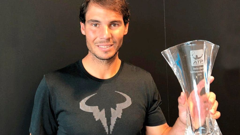 Nadal recebe (finalmente) o Prémio Desportivismo de 2018