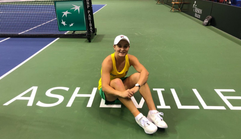 Em (Ash)ville, Barty ganhou três encontros e colocou a Austrália nas ‘meias’ da Fed Cup