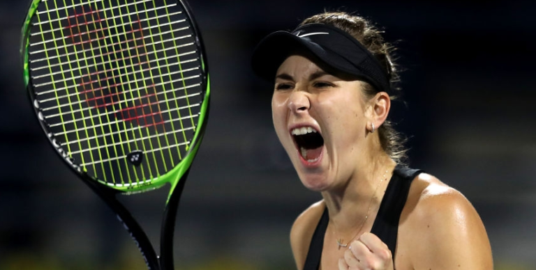 De volta aos melhores dias, Bencic bate Halep rumo às ‘meias’ no Dubai